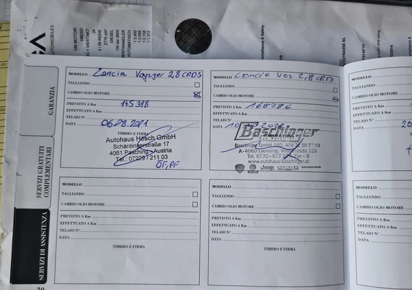 Lancia Voyager cena 61999 przebieg: 200473, rok produkcji 2014 z Miłakowo małe 781